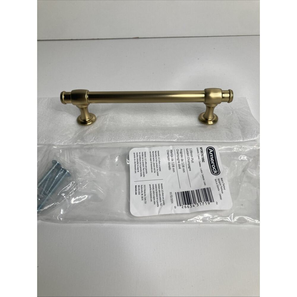Amerock | Kitchen Cabinet Pull | Golden Champagne | (128 mm)